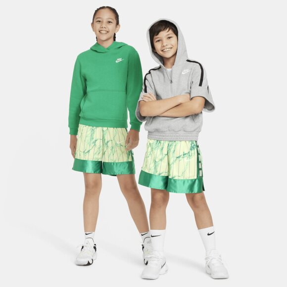 NIKE Dri-fit Elite Kids Printed Basketball Shorts - Picture 2 of 11